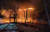 24일 오후 10시37분께 강원 양양군 송이밸리자연휴양림 내 목재문화체험장에서 불이 나 건물이 화염에 휩싸여 있다. 연합뉴스