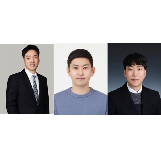 왼쪽부터 이관희 KIST 책임연구원, 김호준 선임연구원, 박성욱 박사후연구원