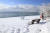 다도해해상국립공원 정도리 구계등에 눈이 쌓인 모습. 사진 국립공원공단