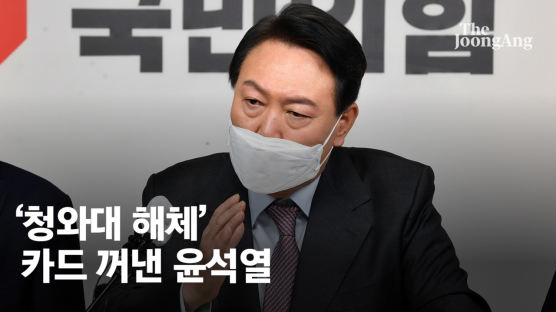 ‘청와대 해체’ 외친 윤석열 “광화문 집무실서 일할 것”