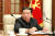  지난 19일 노동당 중앙위 정치국 회의를 주재하는 김정은 북한 국무위원장. 뉴스1