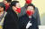 이재명 더불어민주당 대선후보(오른쪽)와 윤석열 국민의힘 대선후보가 지난달 3일 서울 여의도 한국거래소 본관 앞에서 열린 '2022 증시대동제'에 참석, 이야기를 나누고 있다. 국회사진기자단