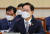 1월 26일 박범계 법무부 장관이 국회 법제사법위원회 전체회의에서 발언하고 있다. 뉴스1
