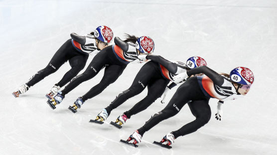 [이 시각] 베이징 겨울 올림픽 D-2, 한국 쇼트트랙 대표팀 금빛 훈련 현장