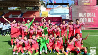 '사상 첫 아시안컵 결승행' 여자축구, 중국과 우승 다툼