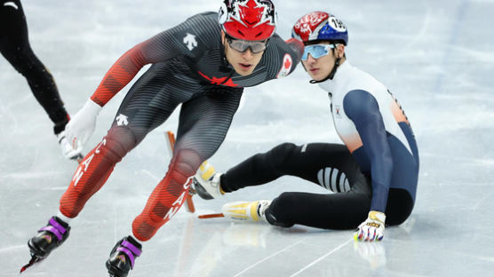 박장혁, 男1000m 준준결승 도중 넘어져 부상…어드밴스로 준결승 진출