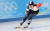김민석이 8일 중국 베이징 국립 스피드스케이팅 경기장에서 열린 2022 베이징 겨울올림픽 스피드스케이팅 남자 1500m에서 역주하고 있다. 베이징=김경록 기자