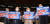 송영길 민주당 대표(왼쪽 둘째)와 의원들이 10일 국회에서 열린 의원총회에서 윤석열 국민의힘 후보를 규탄하는 피케팅을 하고 있다. 김상선 기자