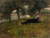 '시내 옆에 기대어 있는 남자', 엘리팔렛 프레이저 앤드류스, 1835~1915년, 스미스소니언 미술관, [사진 더퀘스트]