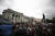 백신 반대 시위가 뉴질랜드 의회 앞에서 열리고 있다. [AP=연합뉴스]