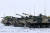 러시아군 BMP-3 장갑차가 우크라이나와 인접한 남부 로스토프 훈련장에 배치돼 있다. 타스=연합뉴스