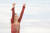 17일 오후 중국 베이징 수도체육관에서 열린 2022 베이징 겨울올림픽 피겨스케이팅 여자 싱글 프리스케이팅에 출전한 김예림이 연기를 펼친 뒤 두 손을 번쩍 들고 있다. 김경록 기자
