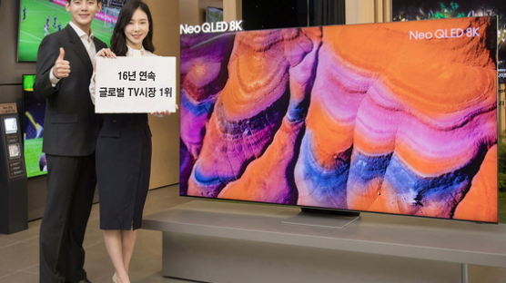 ‘QLED TV’ 앞세운 삼성전자, 글로벌 TV 시장서 16년 연속 1위 달성