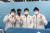 18위레 오른 봅슬레이 남자 4인승 정현우(왼쪽부터), 김진수, 원윤종 김동현. 옌칭=김효경 기자