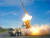 하와이 인근 섬에서 미군이 2013년 고고도 미사일 방어체계 사드 미사일을 시험 발사하고 있다. [미 육군]
