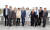 한완상 서울대 명예교수(사진 오른쪽에서 네 번째)는 2019년 9월 남북정상회담 때 문재인 대통령의 수행단으로 함께 평양을 방문했다. 평양사진공동취재단