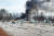 우크라이나 내무부가 24일(현지시간) 새벽에 키예프 지역의 국경 시설이 러시아군 공습으로 파괴됐다고 발표했다. [우크라이나 내무부 페이스북 페이지]