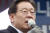 이재명 더불어민주당 대선후보가 26일 오후 경기 고양시 일산문화공원에서 지지를 호소하는 연설을 하고 있다. [뉴스1]