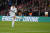 첼시의 11번째 승부차기 키커로 나선 골키퍼 아리사발라가가 실축하는 장면. [AP=연합뉴스]