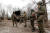 도네츠크 인민공화국에서 2일 군인들이 훈련을 하고 있다. 신화사=연합뉴스