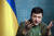 볼로디미르 젤렌스키 우크라이나 대통령이 3일(현지시간) 수도 키이우의 벙커에서 외신과 기자회견을 하고 있다. [AFP=연합뉴스]