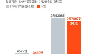 러 원유 금수 여파는, 韓 에너지 93% 수입 의존 ‘초비상’