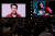 '오징어 게임' 배우 이정재가 6일(현지 시간) 미국 인디펜던트 스피릿 어워즈에서 화면을 통해 TV 부문 남우주연상 수상 소감을 말하고 있다. [로이터=연합뉴스]