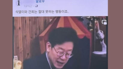 아기 안은 李 사진에 "석열·건희는 못해"…노웅래 "해킹 확인중"