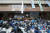 민주노총 전국택배노조 조합원들이 지난 15일 서울 중구 CJ대한통운 본사앞에서 규탄 집회를 했다. [뉴스1]