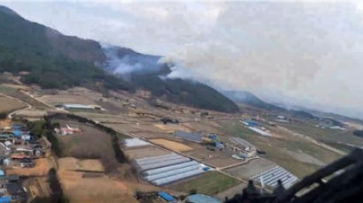 전남 함평 야산서 불…헬기 5대·인력 54명 투입해 진화 중
