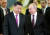 2019년 6월 블라디미르 푸틴 러시아 대통령(오른쪽)과 시진핑 중국 국가주석이 러시아 모스크바 크렘린궁 회담장으로 들어서고 있다.AP=연합뉴스