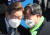 이재명 더불어민주당 전 대선 후보(왼쪽)와 김동연 새로운물결 대표. [국회사진기자단]