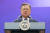 문재인 대통령이 17일 오후 충남 천안 경찰대학에서 열린 '2022년 신임경찰 경위·경감 합동 임용식'에서 축사를 하고 있다. 연합뉴스