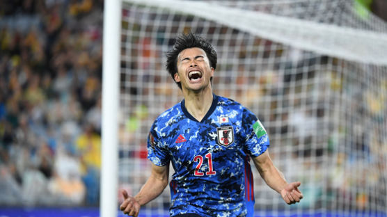 탈락 위기 몰렸던 일본, 호주 꺾고 7회 연속 월드컵 진출