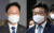 박범계 법무부 장관(왼쪽) 윤호중 더불어민주당 공동비상대책위원장. [중앙포토]