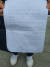 24일 청주지방법원 앞에서 청주 여중생 피해자 유족 이모(47)씨가 자필 편지를 낭독했다. 최종권 기자
