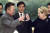 매들린 올브라이트 전 미국 국무부 장관(오른쪽)이 2000년 10월 북한에서 김정일 국방위원장과 만나고 있다. [AP=연합뉴스]