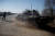 우크라이나군이 손에 넣은 러시아군의 탱크. 로이터=연합뉴스 