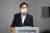 오세훈 서울시장이 지난 23일 서울시청 브리핑룸에서 열린 2025 서울청년 종합계획 기자설명회에서 발언하고 있다. [연합뉴스]