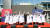 지난 3월29일 부산 북구 구포동 구포역 앞에서 구포장터 3.29 만세운동을 기념해 열린 기념식에서 참석자들이 '대한독립 만세'를 외치고 있다. 사진 부산 북구청 