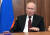 우크라이나 침공을 앞둔 지난 2월 21일 푸틴 러시아 대통령은 60여 분간 TV 연설을 하며 "우크라이나는 미국의 꼭두각시 식민지"라고 주장했다. [AFP=연합뉴스]