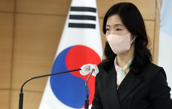 이종주 통일부 대변인이 29일 오전 서울 종로구 정부서울청사에서 통일부 정례브리핑을 하고 있다. 뉴스1