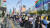 10일 오후 낙태죄 폐지 1년 4·10 공동행동에 참여한 참가자들이 보신각 앞에서 세종대로를 향해 행진하고 있다. 최서인 기자