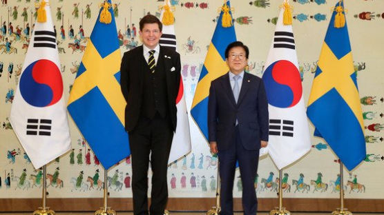 박병석, 스웨덴 의장만나 "北 대화 나오도록 지속적 역할 부탁"