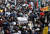 9일 스리랑카 콜롬보에서 발생한 경제 위기 항의 시위. 로이터=연합뉴스 