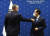 2020년 12월 이도훈 당시 한반도평화교섭본부장(오른쪽)과 스티븐 비건 당시 미국 국무부 부장관 겸 대북정책특별대표가 서울 외교부 청사에서 회담에 앞서 인사를 나누는 모습. 사진공동취재단.