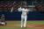 MLB에서 온 화제의 외국인 선수 야시엘 푸이그(키움)가 지난 12일 NC전에서 만루홈런을 치는 순간. 하지만 고척스카이돔 관중석은 텅 비어있다. [사진 키움 히어로즈]