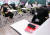 2022년 고교 3학년 전국연합학력평가가 실시된 13일 오전 서울 송파구 가락고등학교에서 코로나19로 인한 재택 응시자의 빈자리가 보인다. 연합뉴스