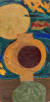 김환기,작품, 1950년대 하드보드에 유채, 54.0x26.0cm. [사진 광주시립미술관]