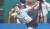 지난해 11월 부상 이후 6개월 만에 공식 대회에 복귀하는 신유빈. 27일 인천 대한항공 탁구 선수단 훈련장에서 활짝 웃으며 훈련하고 있다. 그의 시선은 2024년 파리올림픽을 향한다. [뉴시스]